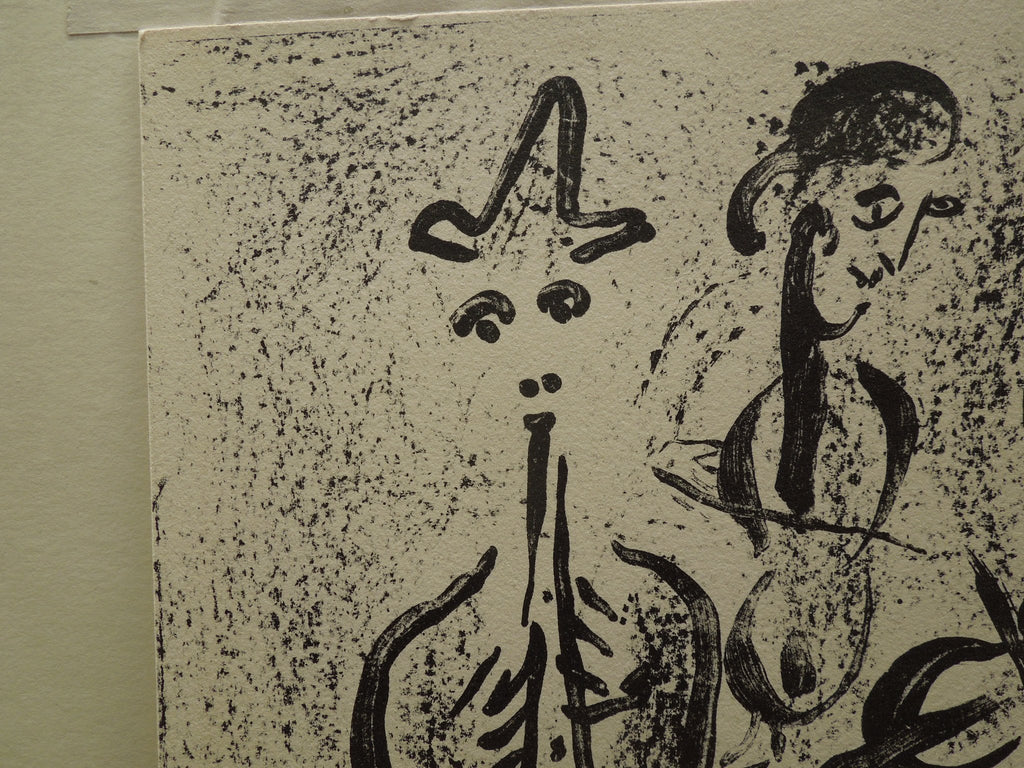 Marc Chagall The Mountebanks Original Lithograph