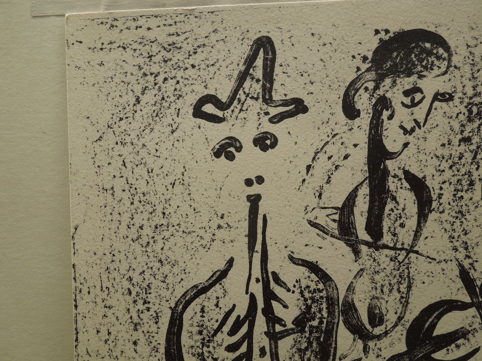 Marc Chagall The Mountebanks Original Lithograph