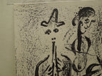 Marc Chagall The Mountebanks Original Lithograph