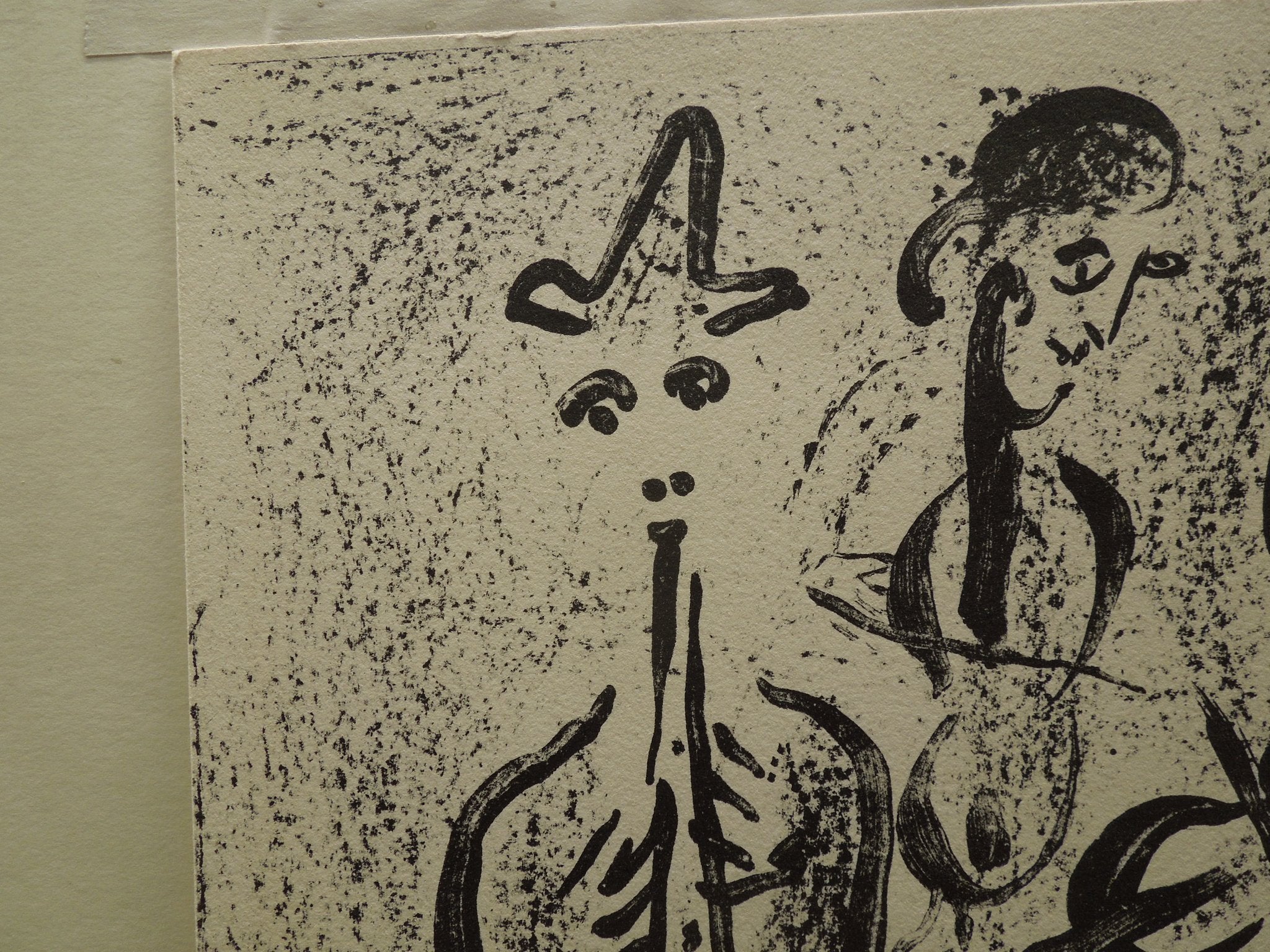Marc Chagall The Mountebanks Original Lithograph