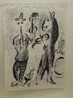 Marc Chagall The Mountebanks Original Lithograph