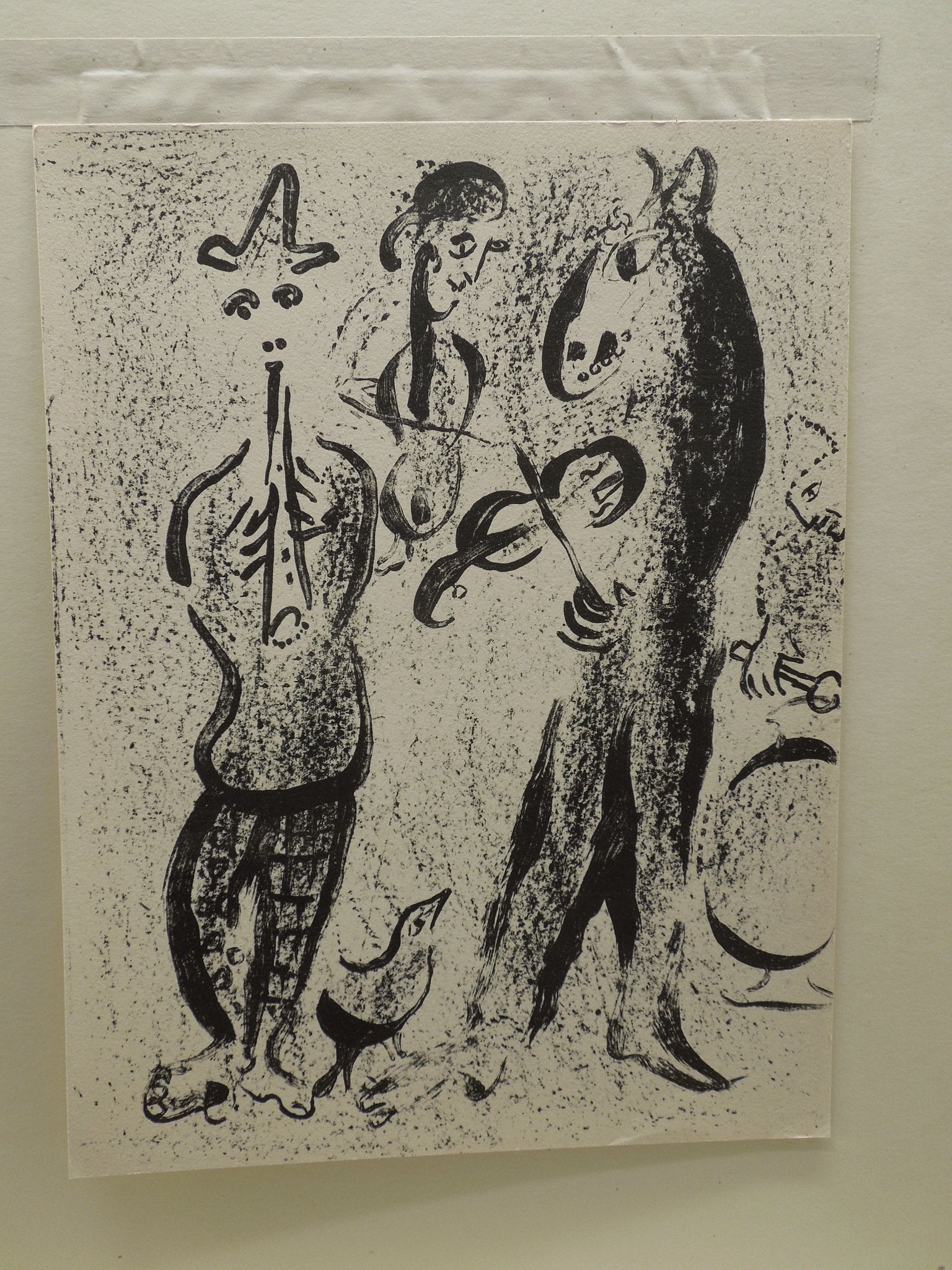 Marc Chagall The Mountebanks Original Lithograph