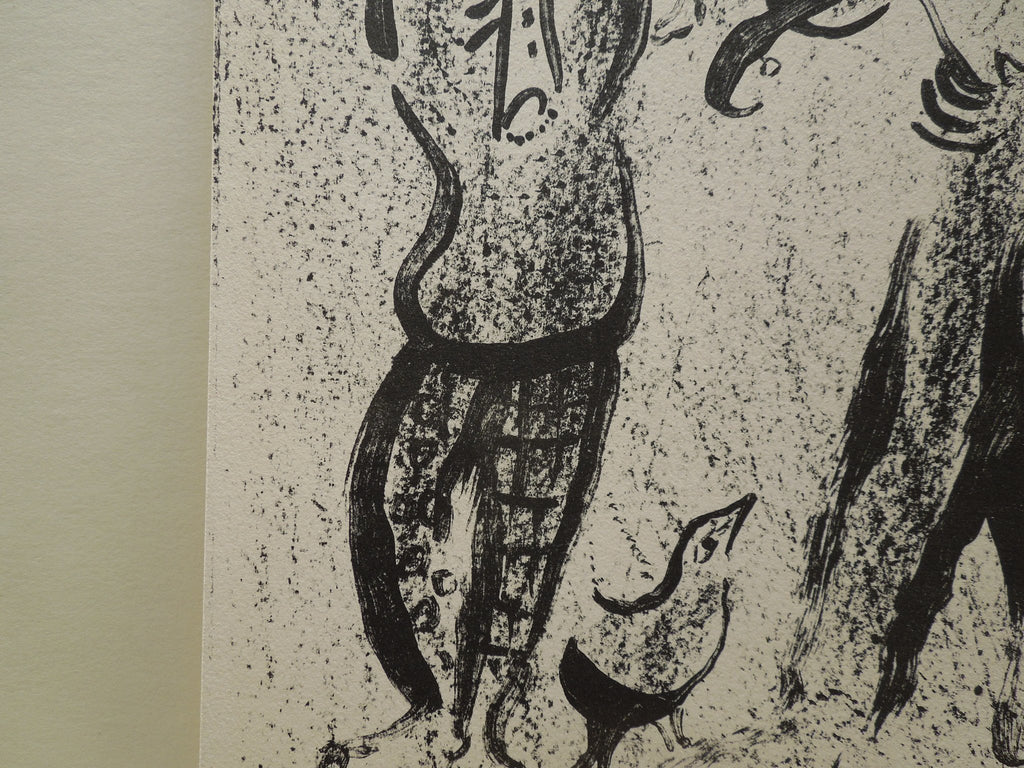 Marc Chagall The Mountebanks Original Lithograph
