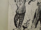 Marc Chagall The Mountebanks Original Lithograph