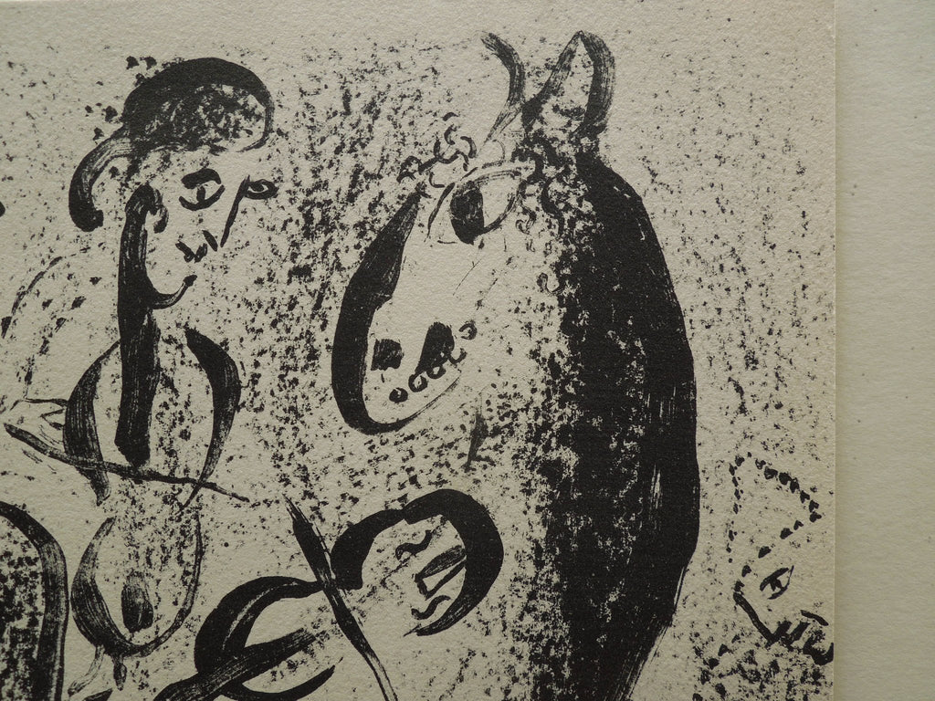 Marc Chagall The Mountebanks Original Lithograph