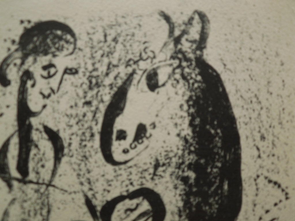 Marc Chagall The Mountebanks Original Lithograph
