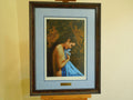 Douglas Hofmann Blue Shawl Lithograph Print Artist Proof Museum Mount