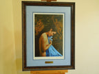 Douglas Hofmann Blue Shawl Lithograph Print Artist Proof Museum Mount