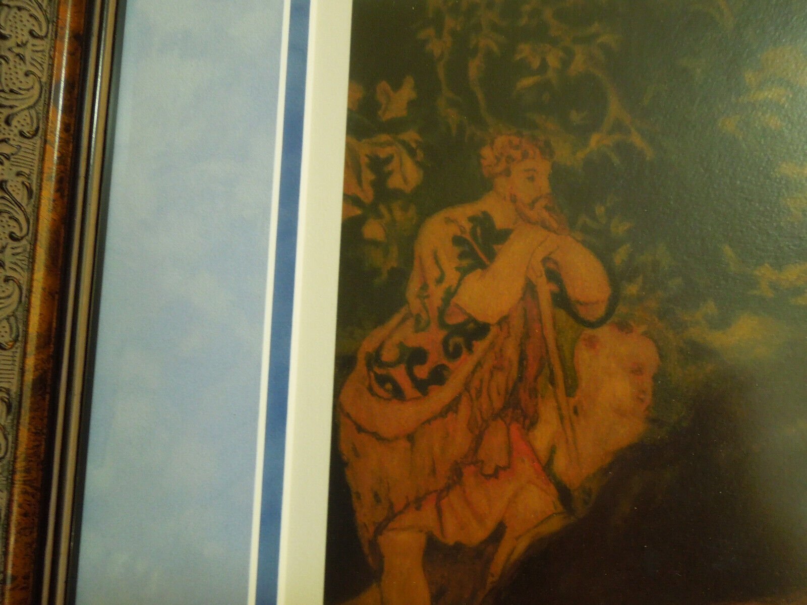 Douglas Hofmann Blue Shawl Lithograph Print Artist Proof Museum Mount
