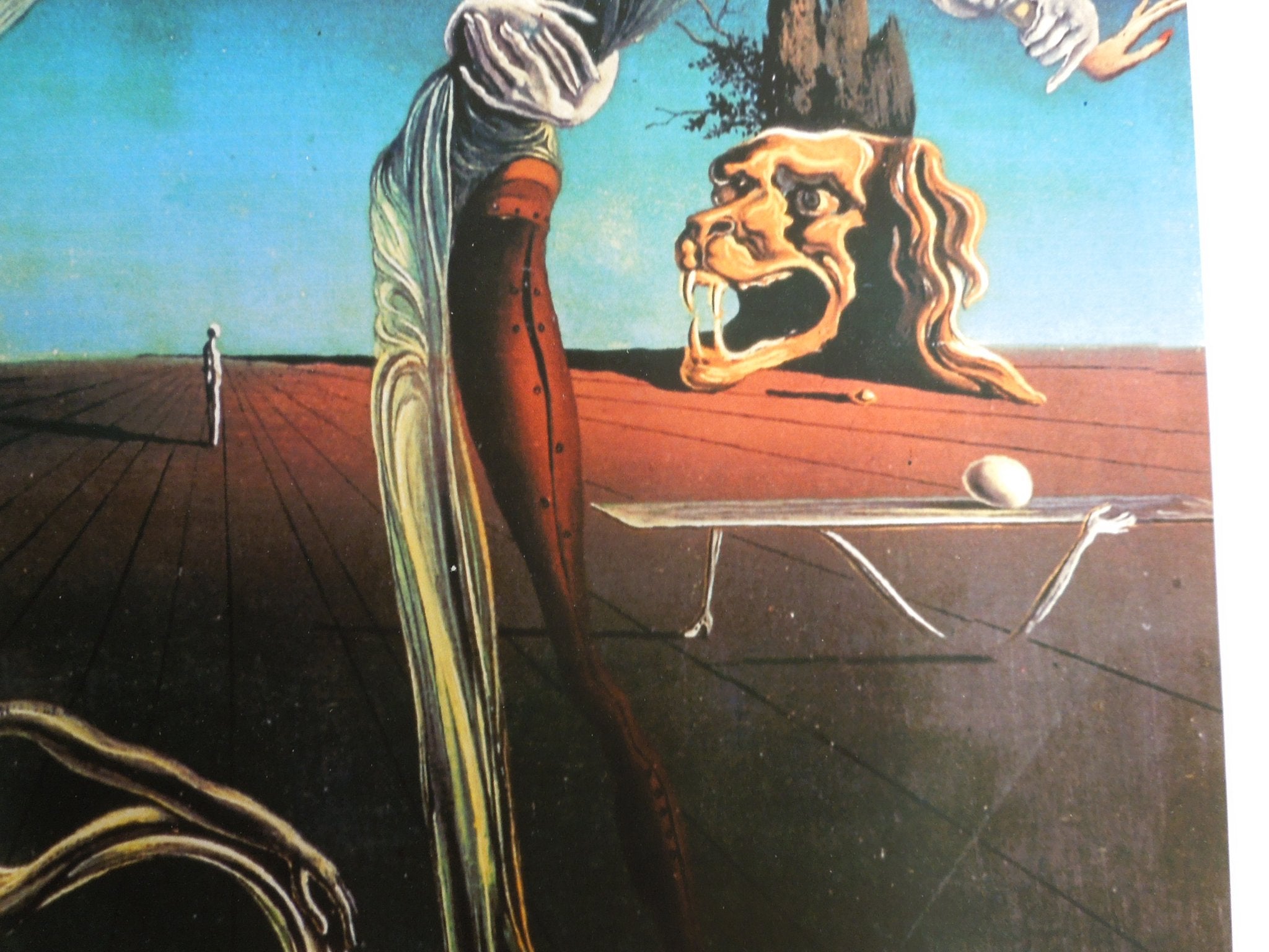 Salvador Dali Woman With Head Of Roses Facsimile Signed Numbered Giclee 16" X 12"