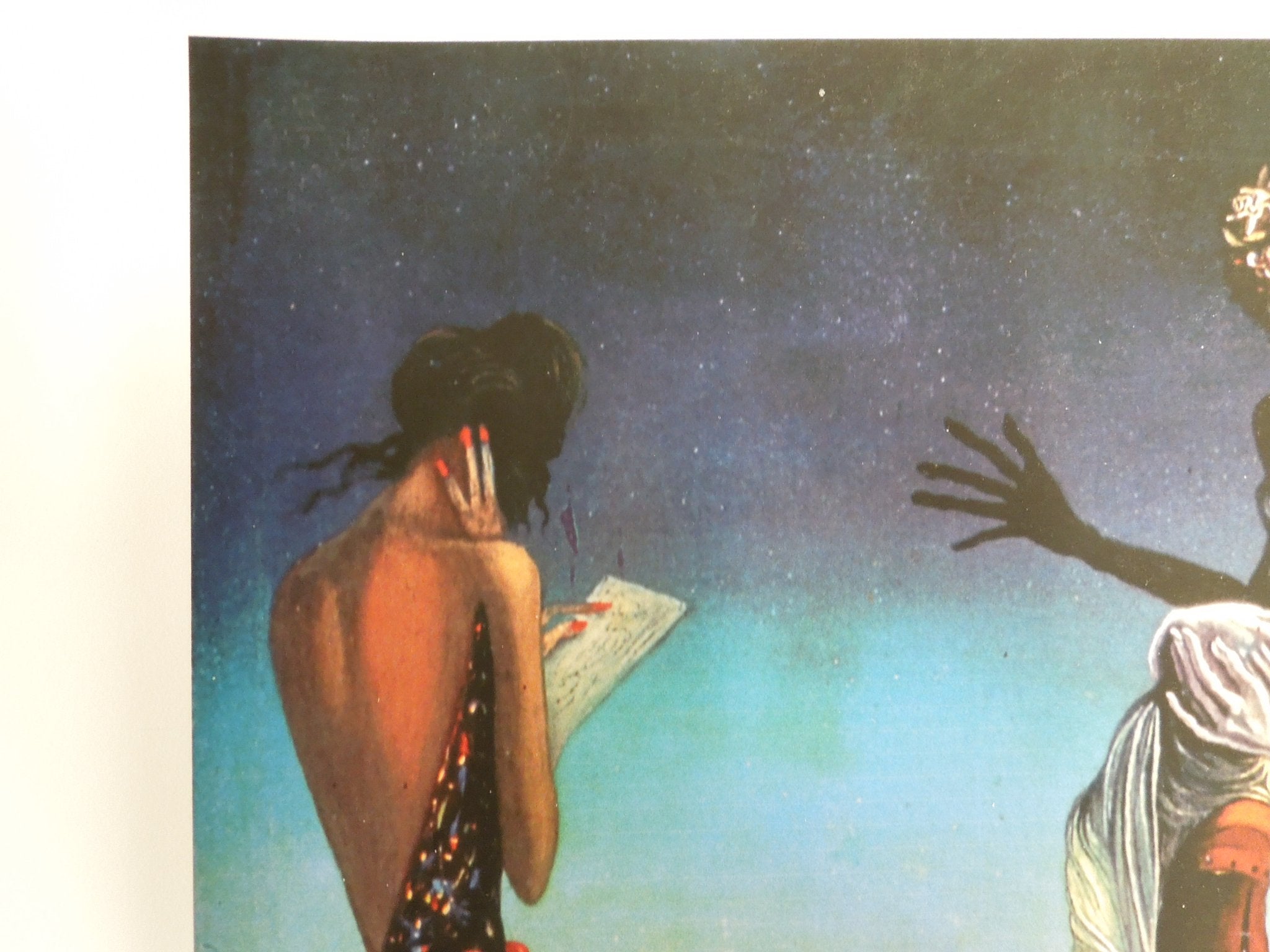 Salvador Dali Woman With Head Of Roses Facsimile Signed Numbered Giclee 16" X 12"