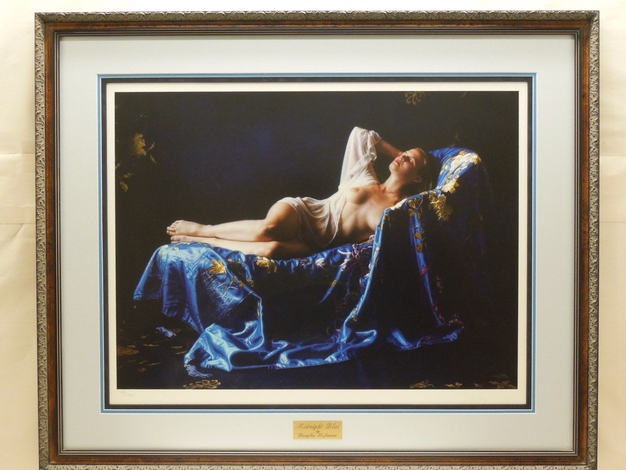 Douglas Hofmann Midnight Blue Lithograph Print Hand Signed Numbered