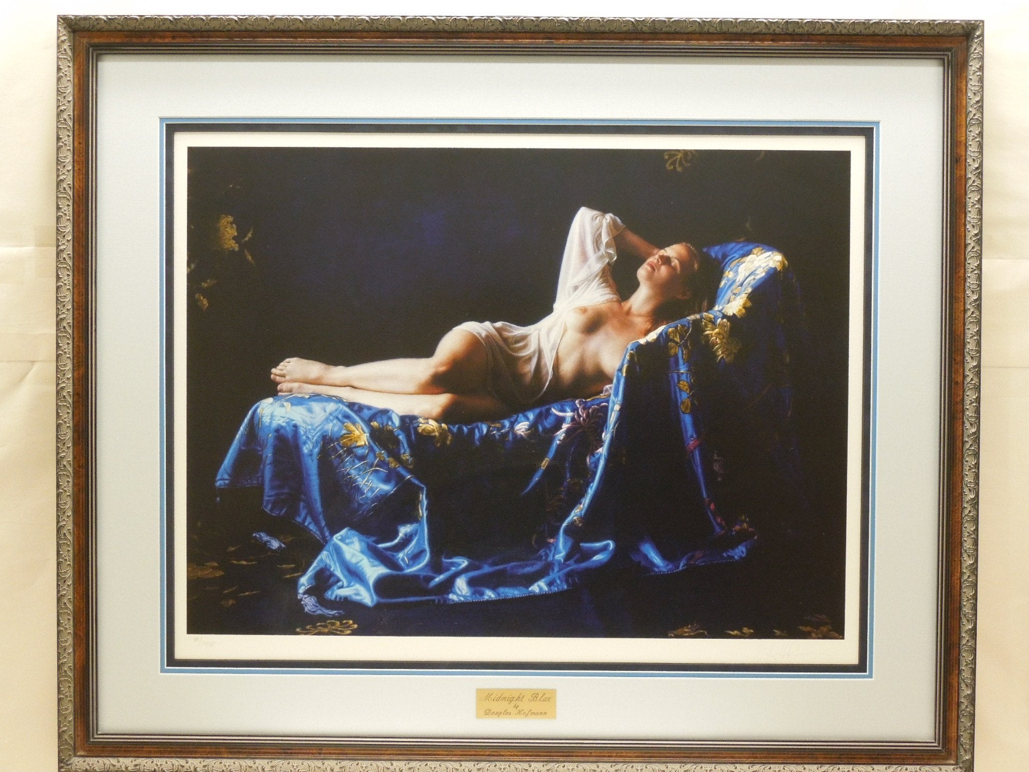 Douglas Hofmann Midnight Blue Lithograph Print Hand Signed Numbered
