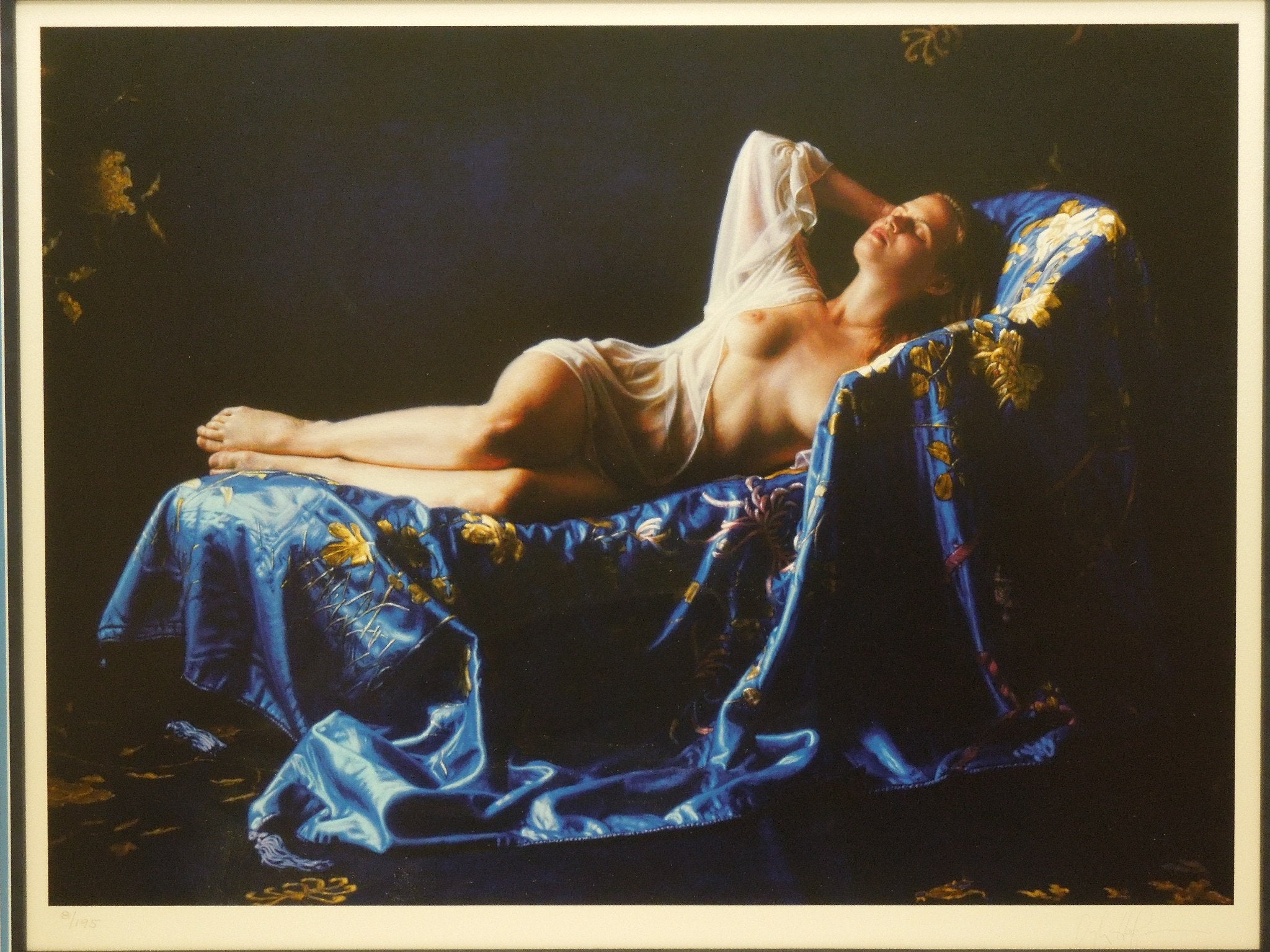 Douglas Hofmann Midnight Blue Lithograph Print Hand Signed Numbered
