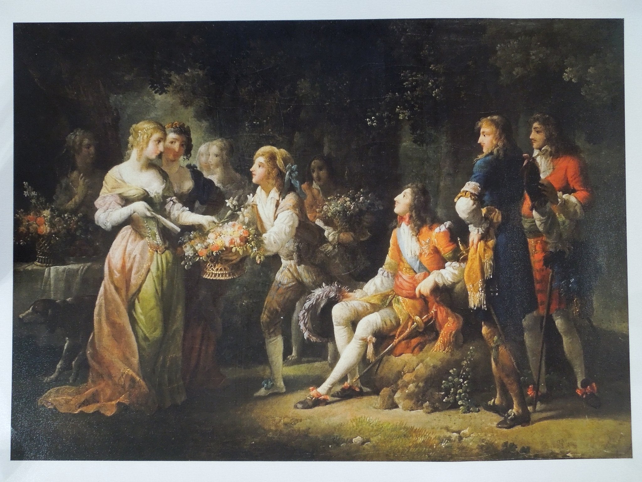 Jean-frederic Schall Louis Xiv Of France Declaring His Love