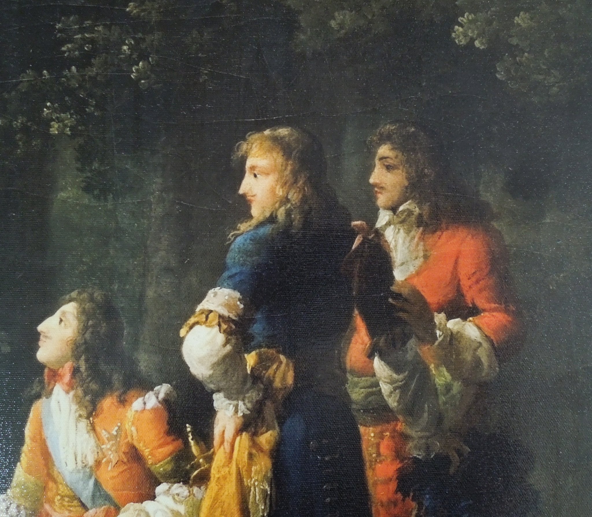 Jean-frederic Schall Louis Xiv Of France Declaring His Love