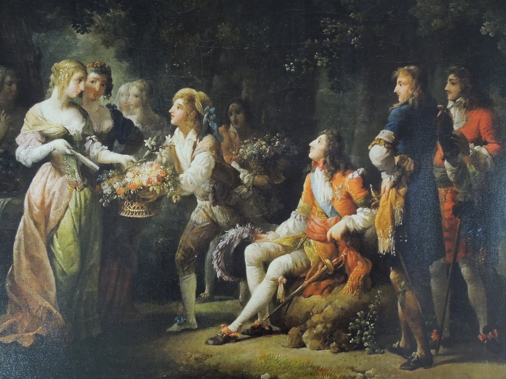 Jean-frederic Schall Louis Xiv Of France Declaring His Love