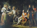 Jean-frederic Schall Louis Xiv Of France Declaring His Love