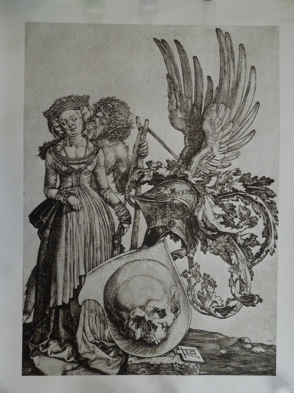 Albrecht Durer Crest With A Death's Head