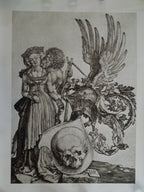 Albrecht Durer Crest With A Death's Head
