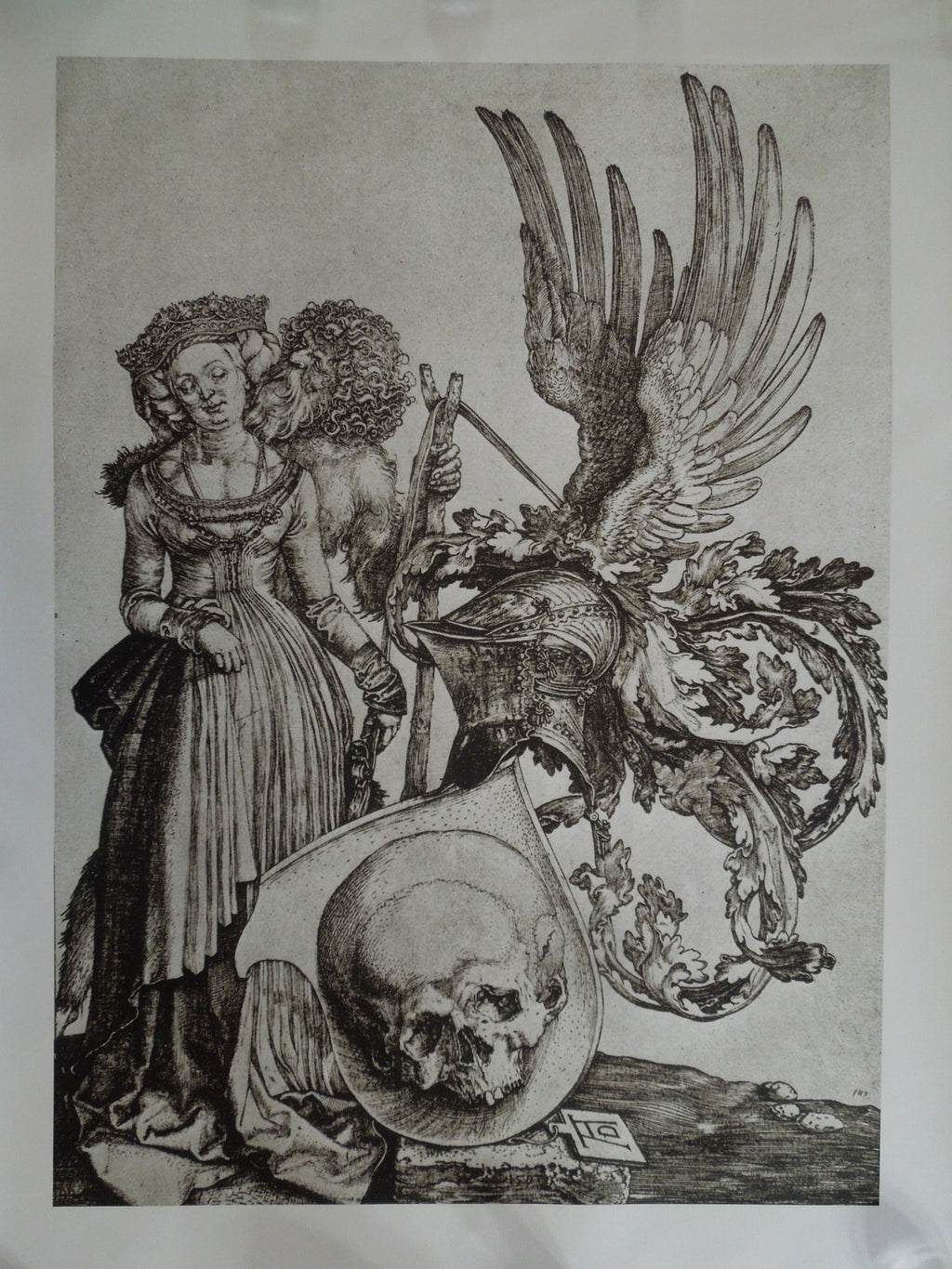 Albrecht Durer Crest With A Death's Head