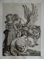 Albrecht Durer Crest With A Death's Head