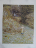 Helen Allingham In The Primrose Wood