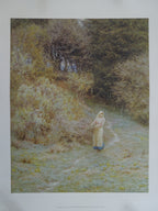 Helen Allingham In The Primrose Wood