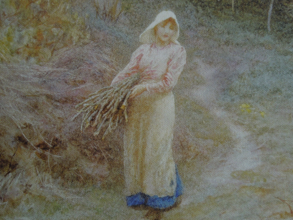 Helen Allingham In The Primrose Wood
