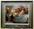 Douglas Hofmann "Reclining Nude" Gallery Framed Hand Signed Print 218/295