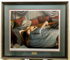 Douglas Hofmann "Reclining Nude" Gallery Framed Hand Signed Print 218/295