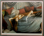 Douglas Hofmann "Reclining Nude" Gallery Framed Hand Signed Print 218/295