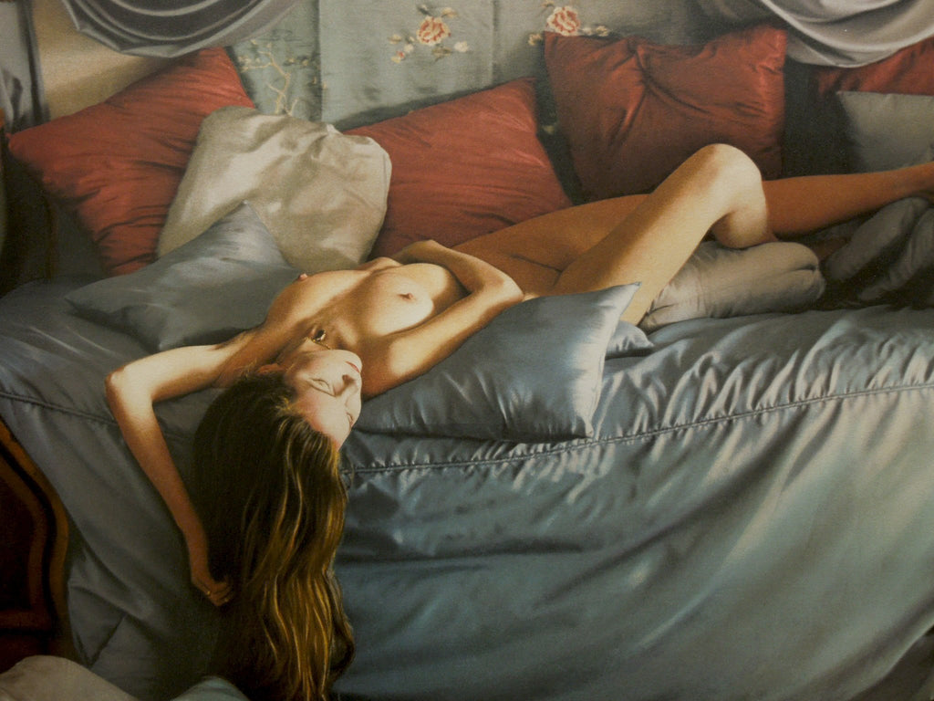Douglas Hofmann "Reclining Nude" Gallery Framed Hand Signed Print 218/295