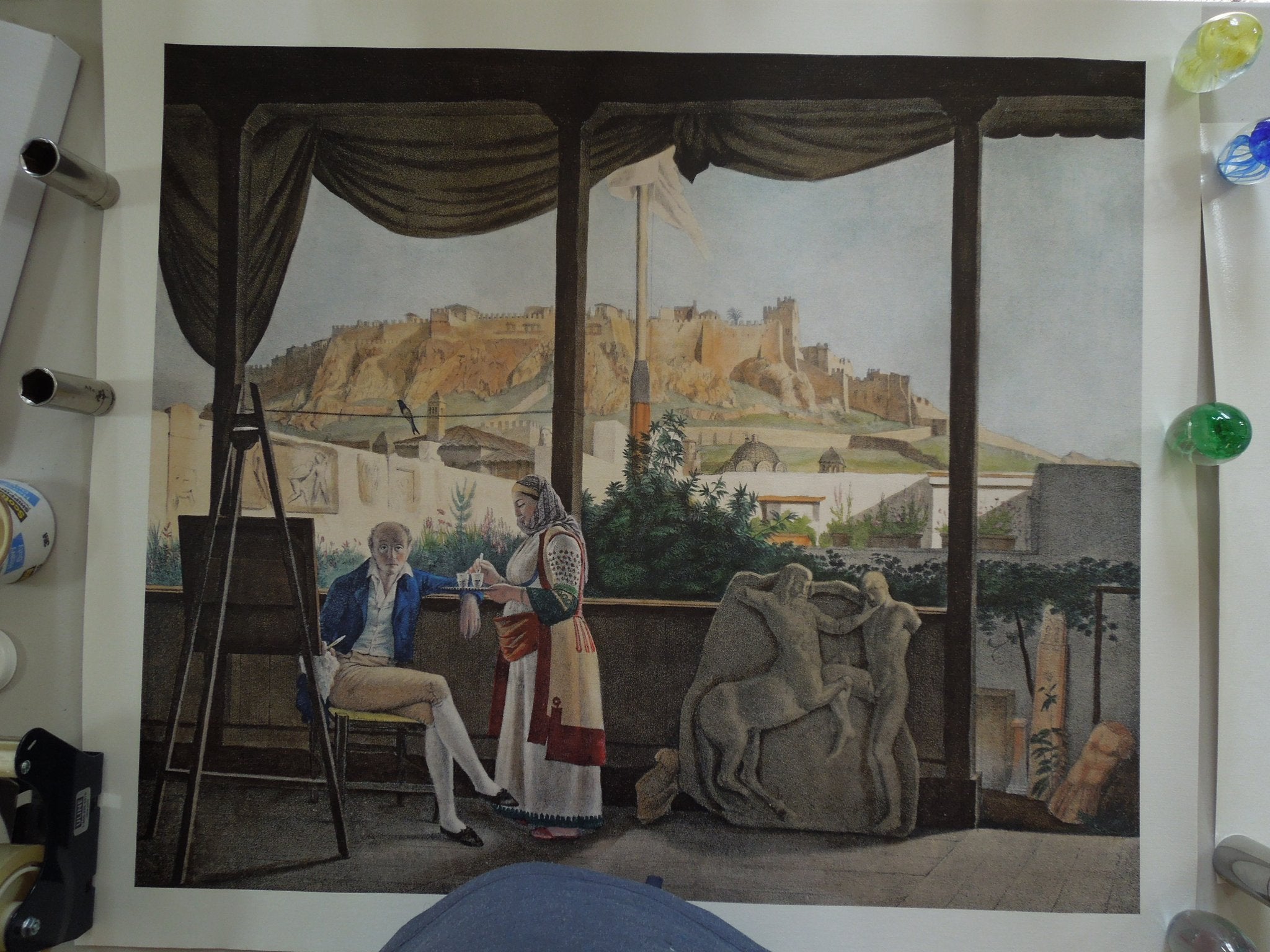 Louis Dupre A View Of The Acropolis
