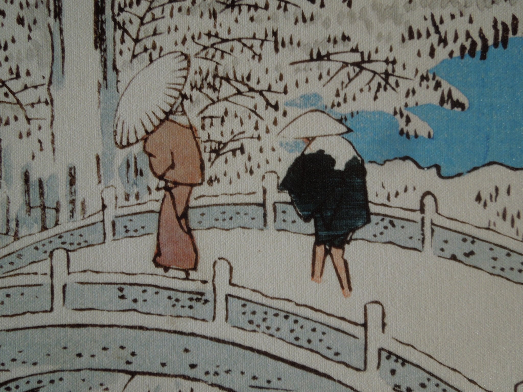 Hokusa Drum Bridge At Kameido