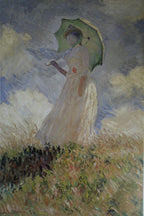 Claude Monet Woman With A Parasol Turned To The Left, 1886