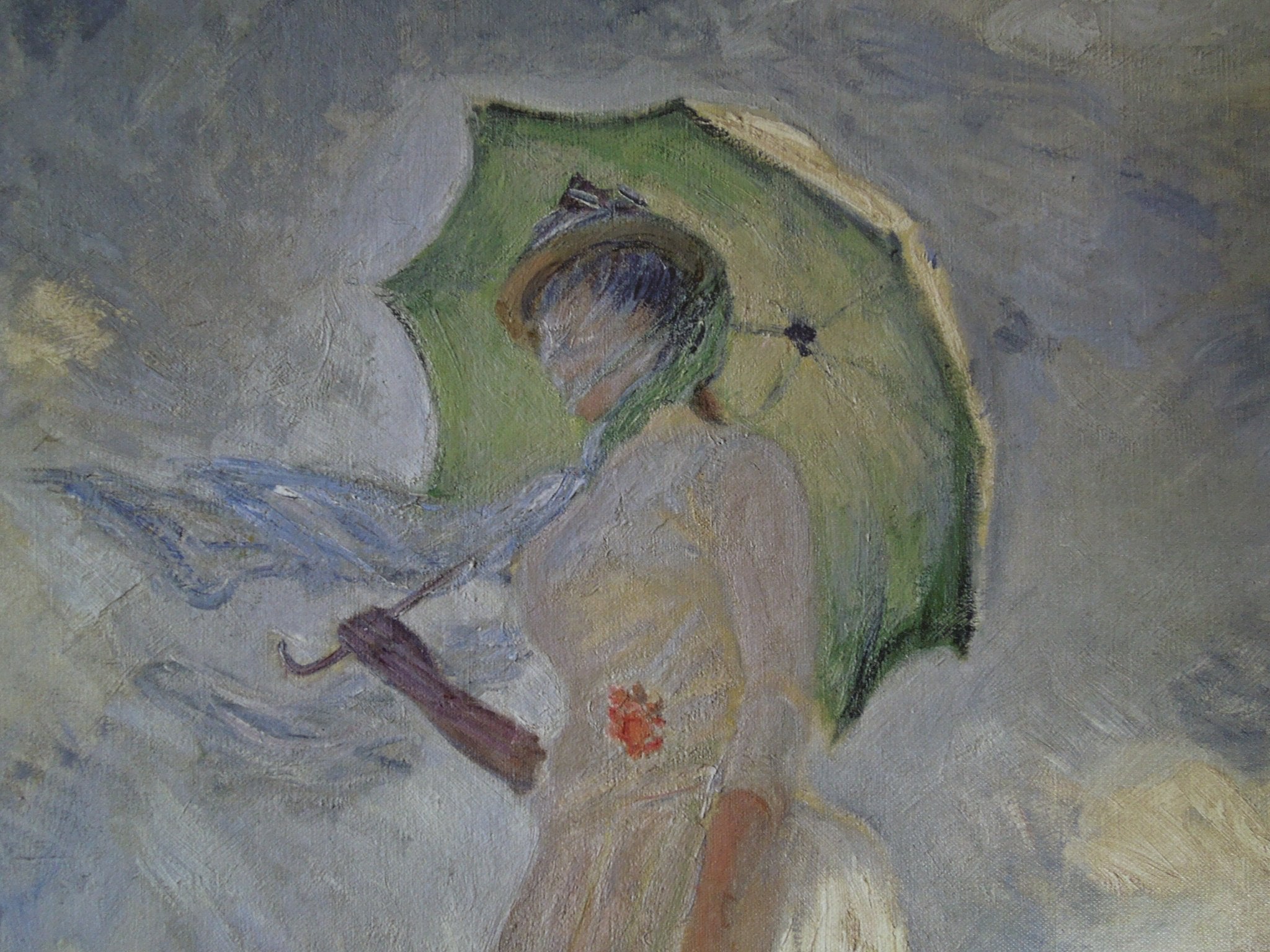 Claude Monet Woman With A Parasol Turned To The Left, 1886