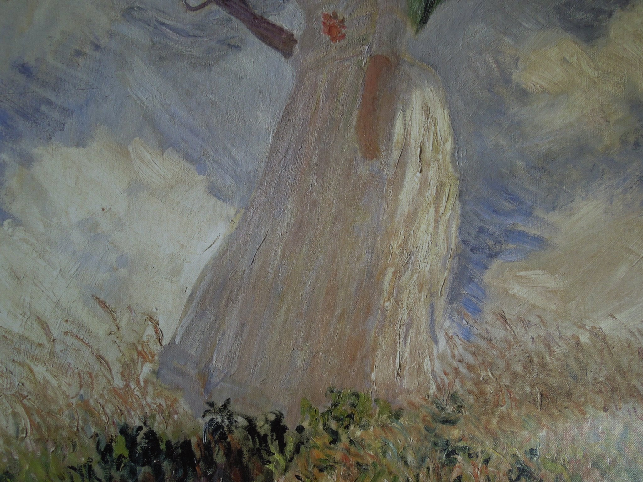 Claude Monet Woman With A Parasol Turned To The Left, 1886