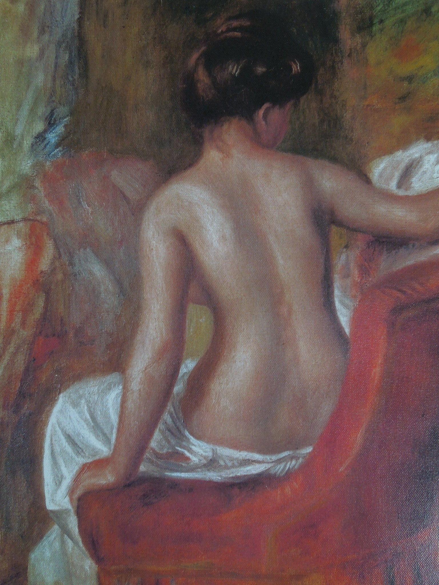Pierre-Auguste Renoir Nude In Chair