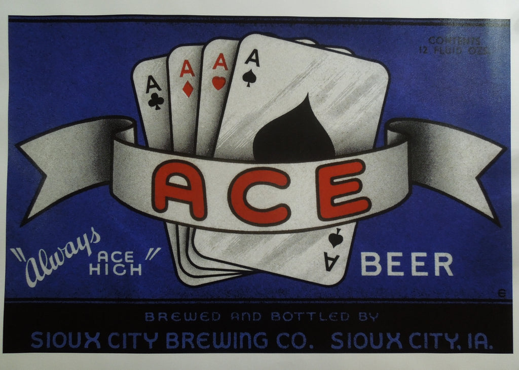 Vintage Booze Labels Ace Beer