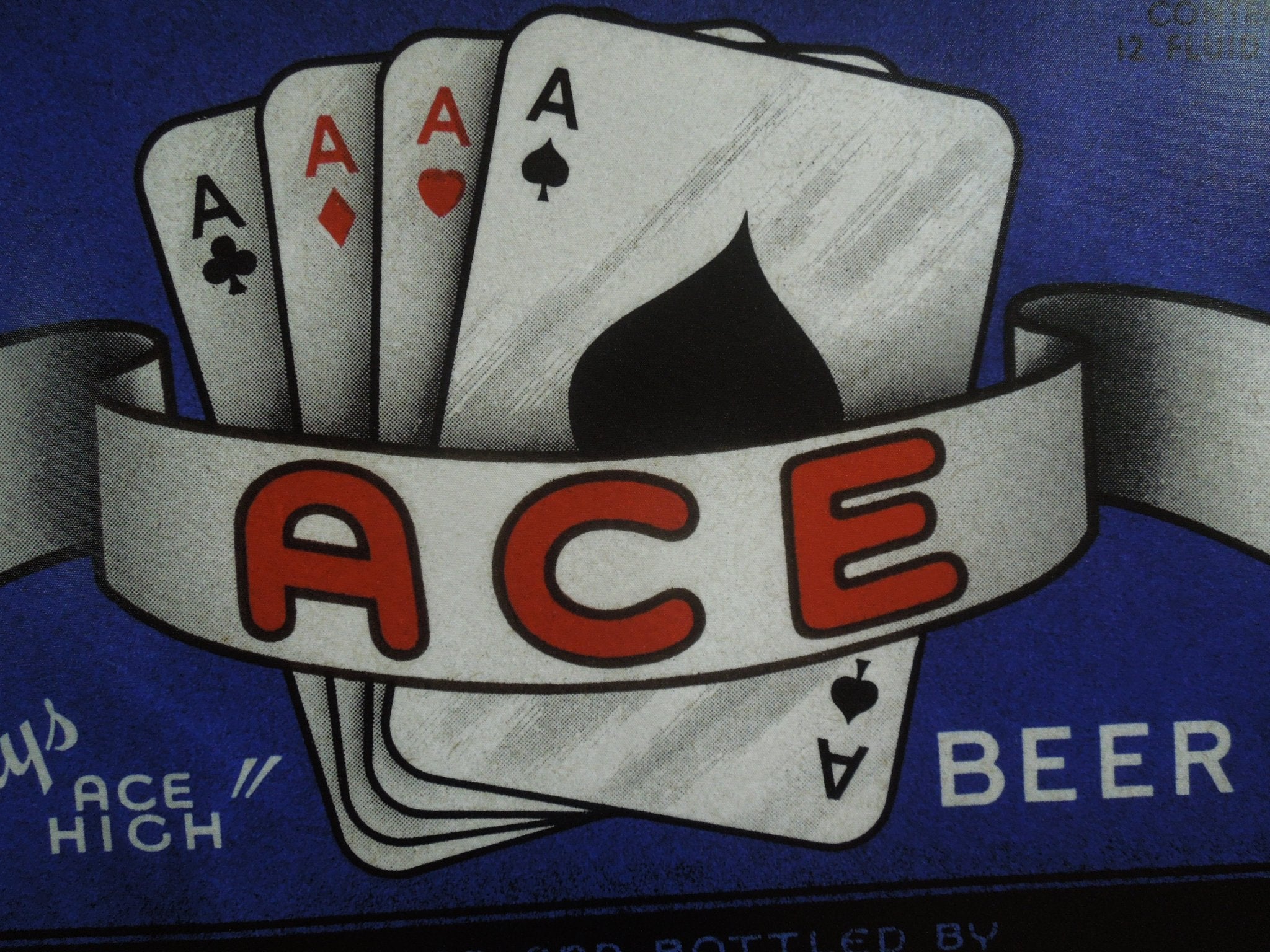 Vintage Booze Labels Ace Beer