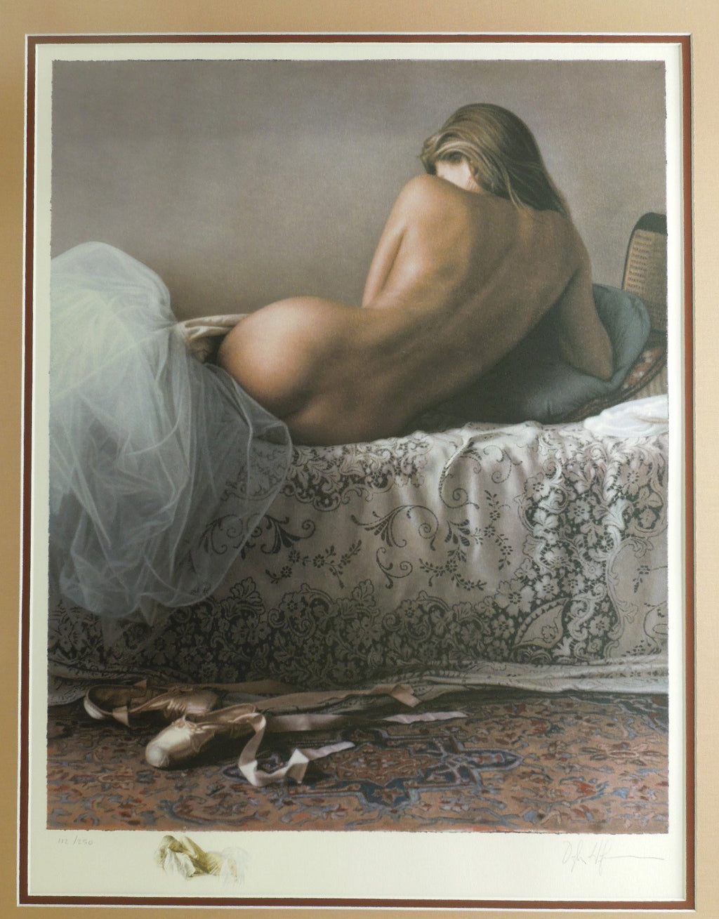 Douglas Hofmann "Satin Slippers" Gallery Framed Hand Signed Print 112/125