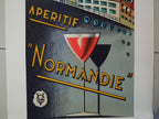 Vintage Booze Labels Aperitif Normandie