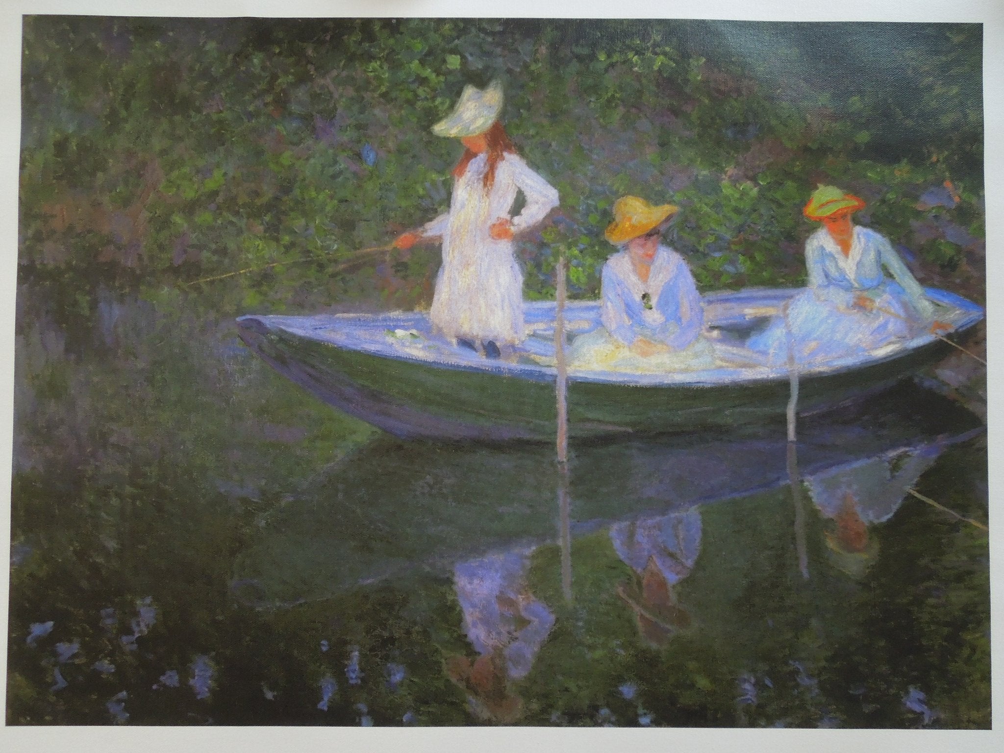 Claude Monet Barque A Giverny