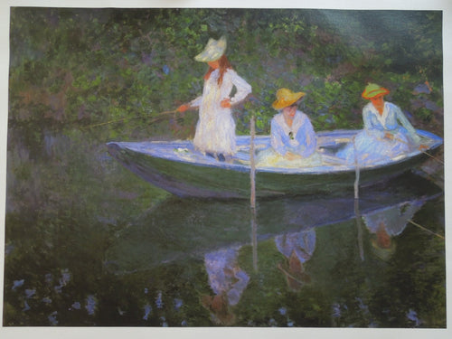 Claude Monet Barque A Giverny