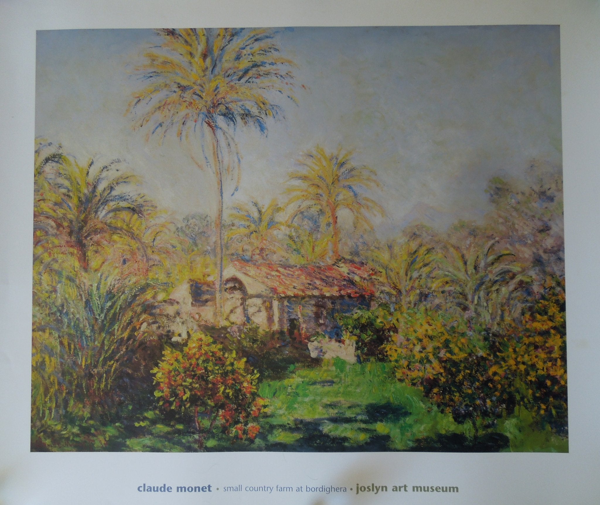 Claude Monet Small Country Farm At Bordighera