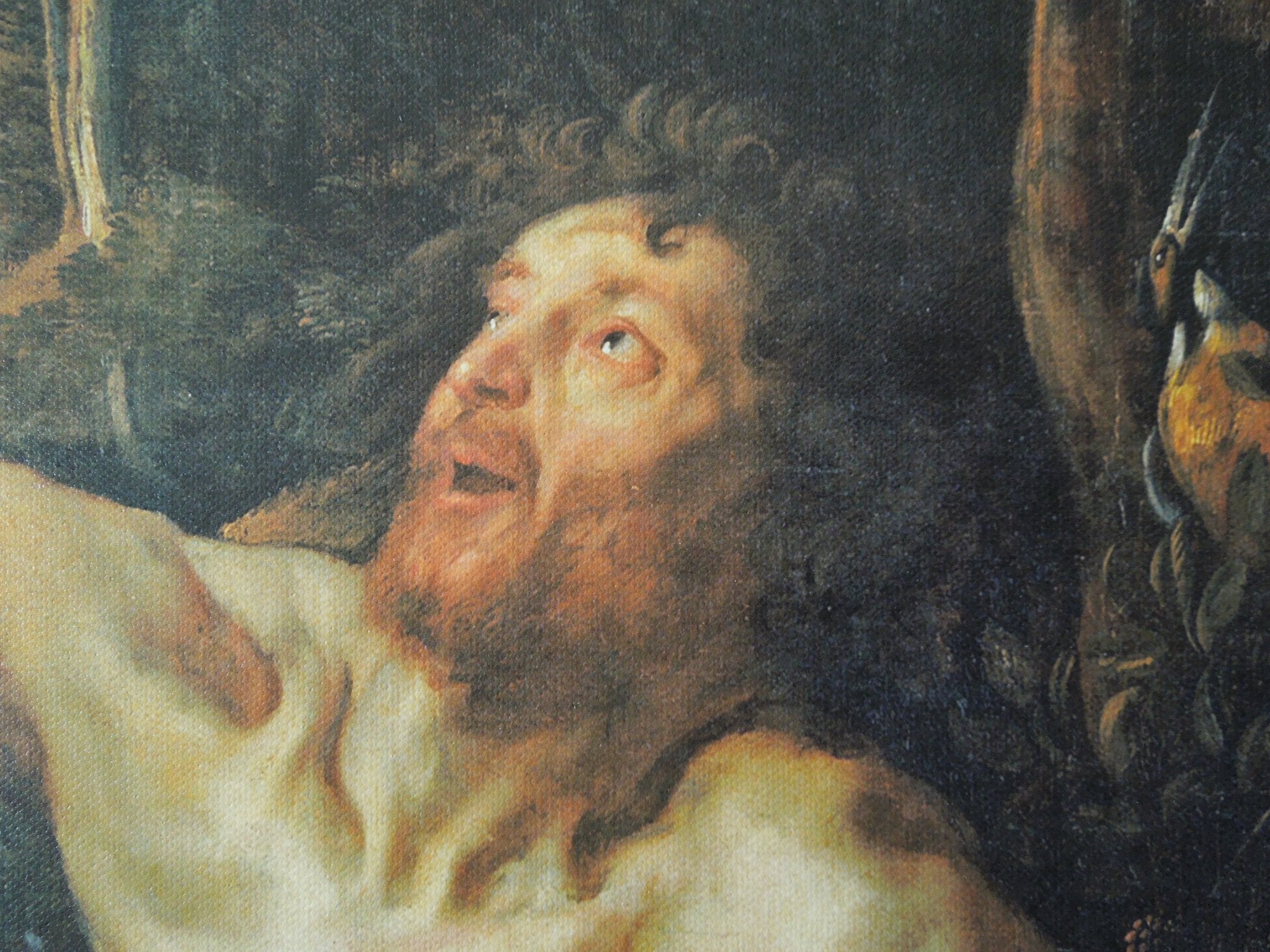 JACOB JORDAENS THE TEMPTATION Size: 26 5/8 x 30 in
