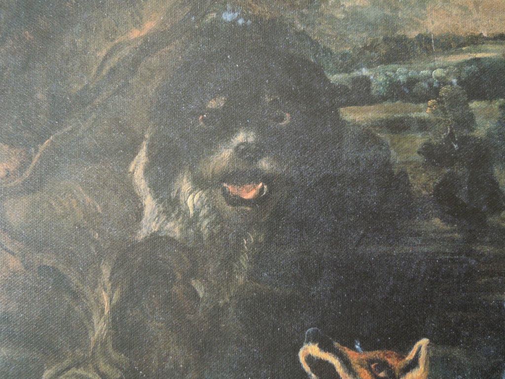 JACOB JORDAENS THE TEMPTATION Size: 26 5/8 x 30 in