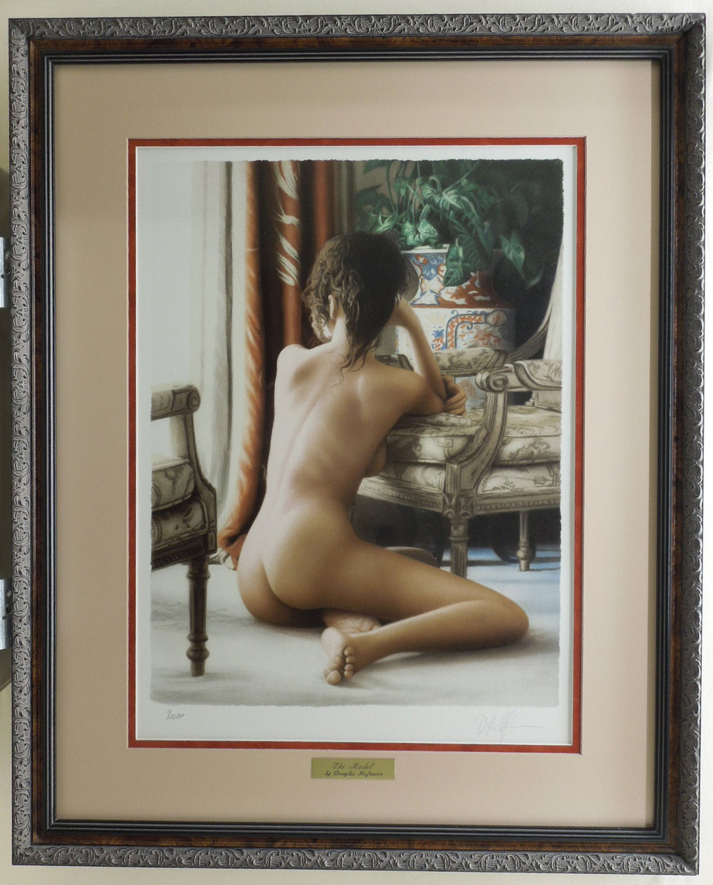 Douglas Hofmann "The Model" Gallery Framed Signed Artist Proof Print 1/25