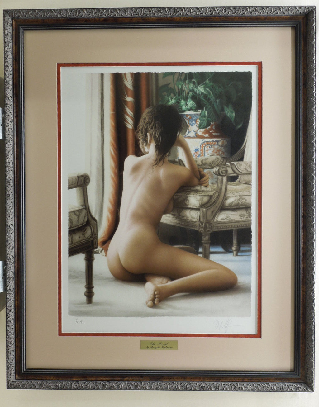 Douglas Hofmann "The Model" Gallery Framed Signed Artist Proof Print 1/25